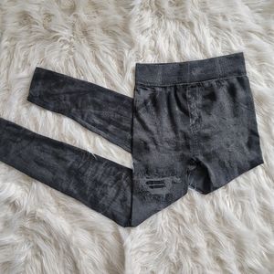 NEW - Faux Jean Spandex Leggings Pants